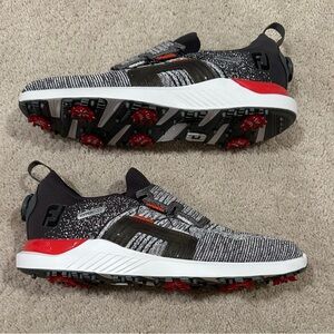 FootJoy Athletic Shoes - Black, Red, and White